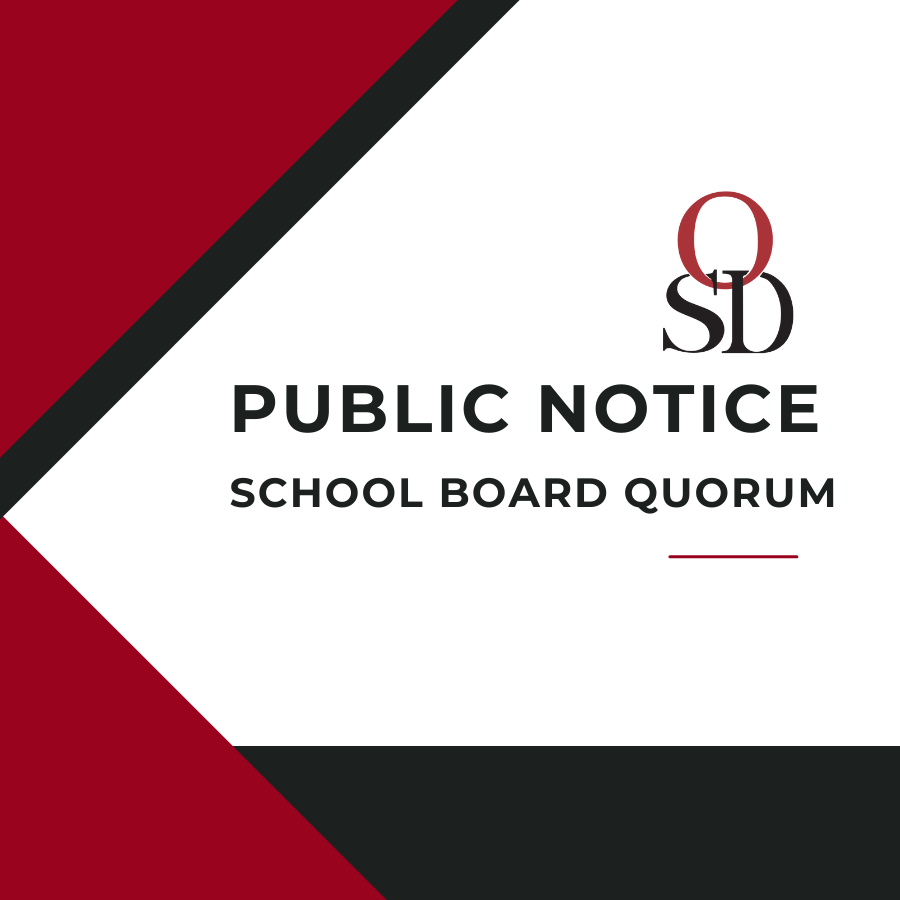  PUBLIC NOTICE: QUORUM ANNOUNCEMENT